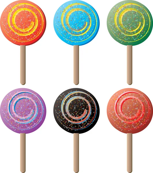 Lollipop ronda — Archivo Imágenes Vectoriales