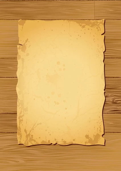 Легкий деревянный пергамент — стоковый вектор