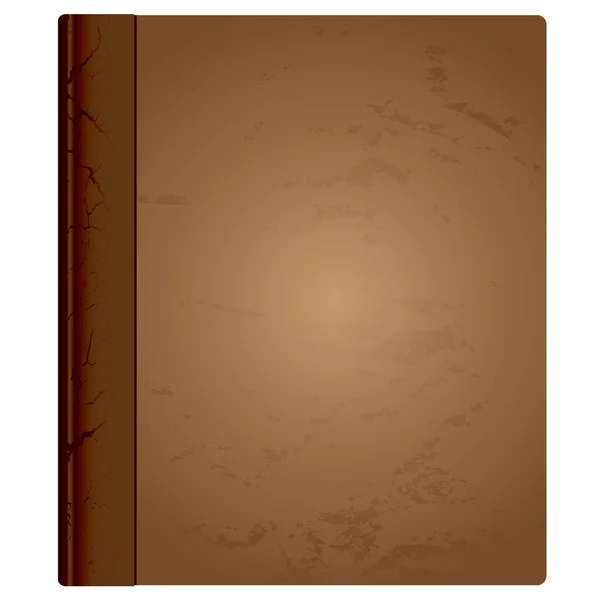 Libro de cuero encuadernado — Archivo Imágenes Vectoriales