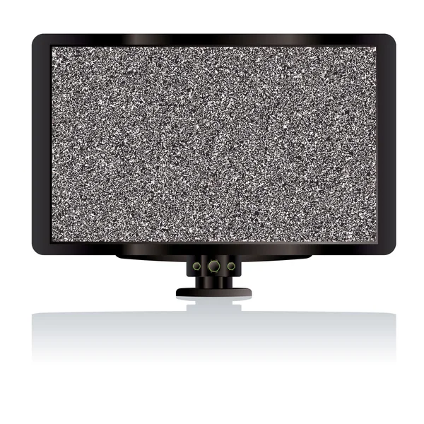 LCD tv statyczne — Wektor stockowy