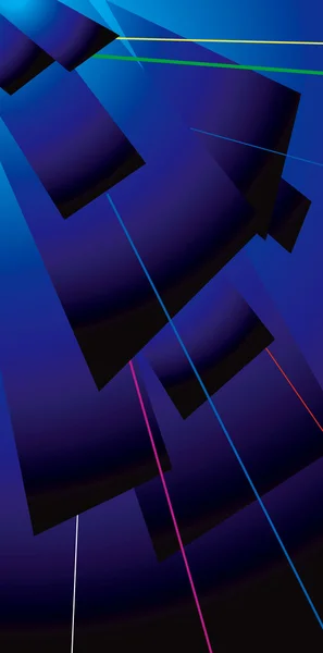 Lazer rabat électrique bleu — Image vectorielle
