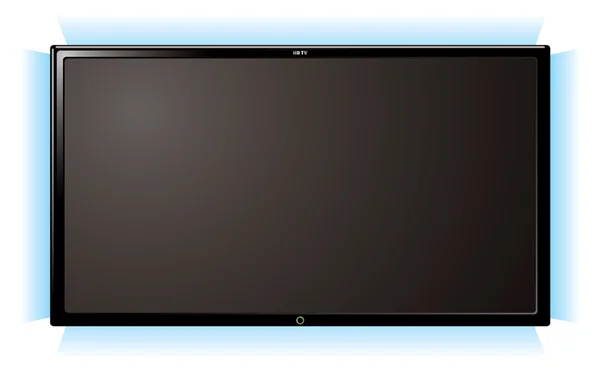 LCD televisie gloed — Stockvector