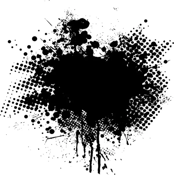 Ink splat dot — Stock Vector