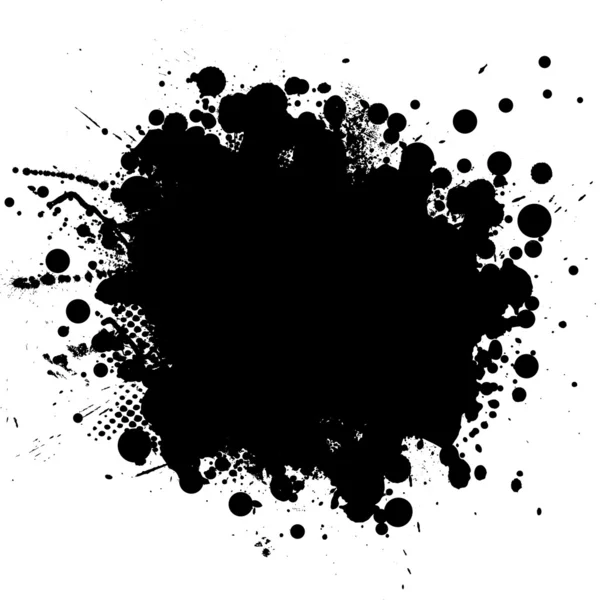 Чорнила rnd blk — стоковий вектор