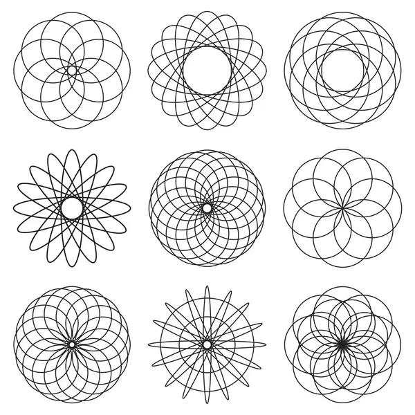 图解的螺旋效果 — 图库矢量图片