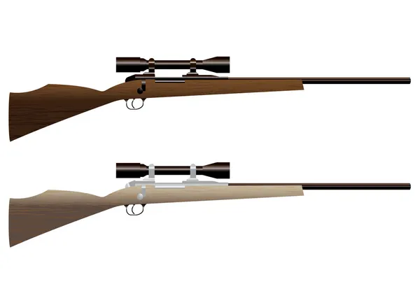 Hunting rifle — Stock Vector