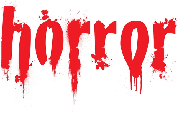 Horreur — Image vectorielle