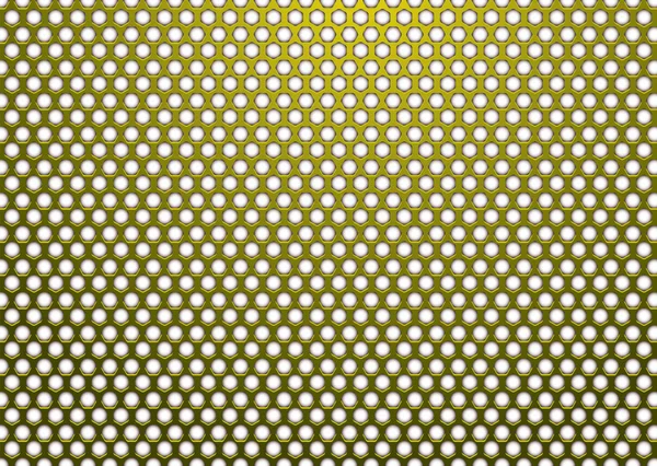 Hexagon metal gold white — Stock Vector