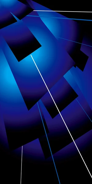激光瓣蓝色 — 图库矢量图片
