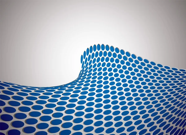Yarı ton dalga mavi — Stok Vektör