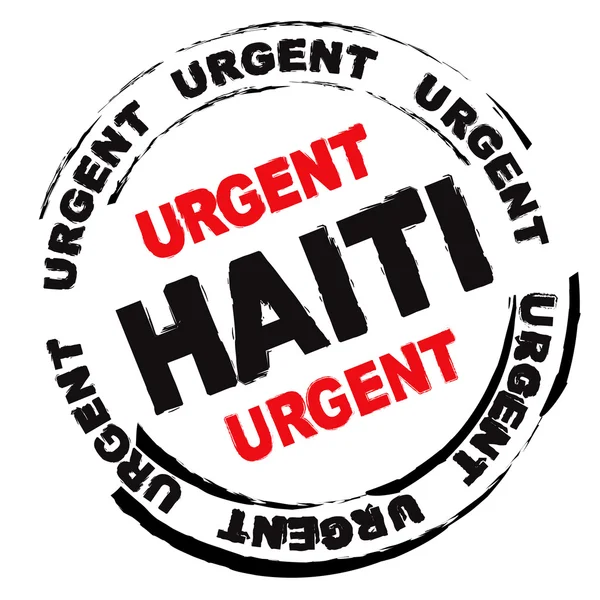 stock vector Haiti danger