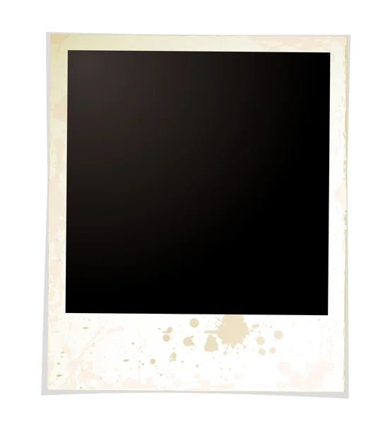 Polaroid pianura Grunge — Vettoriale Stock
