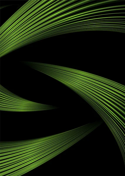 绿色钢绞线 — 图库矢量图片