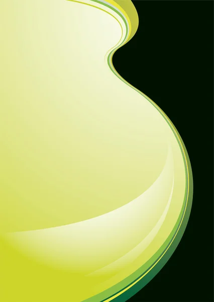 Sombra verde — Vector de stock