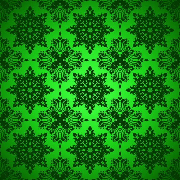 Répétition gothique verte — Image vectorielle