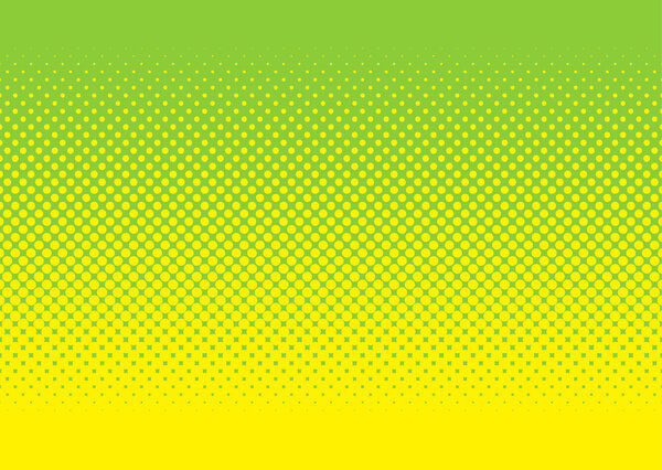 Зеленый и желтый полутоны
