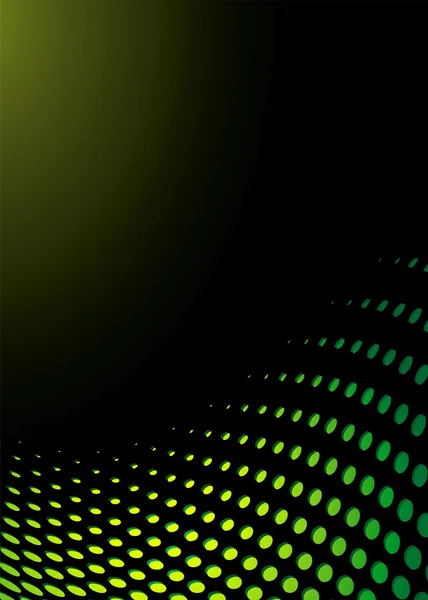 Зеленая абстрактная волна — стоковый вектор