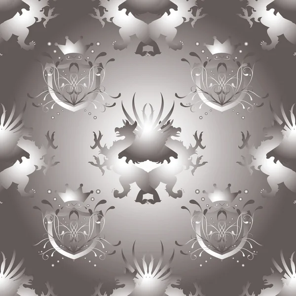 Bouclier gris — Image vectorielle