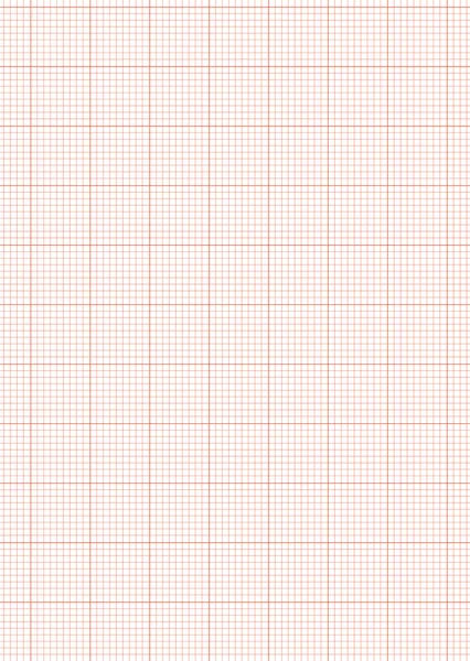 Graph paper a4 sheet red — Stock Vector
