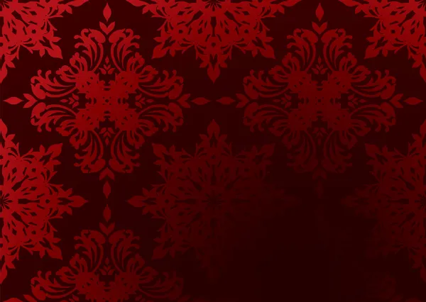 Gotik, duvar kağıdı kırmızı — Stok Vektör