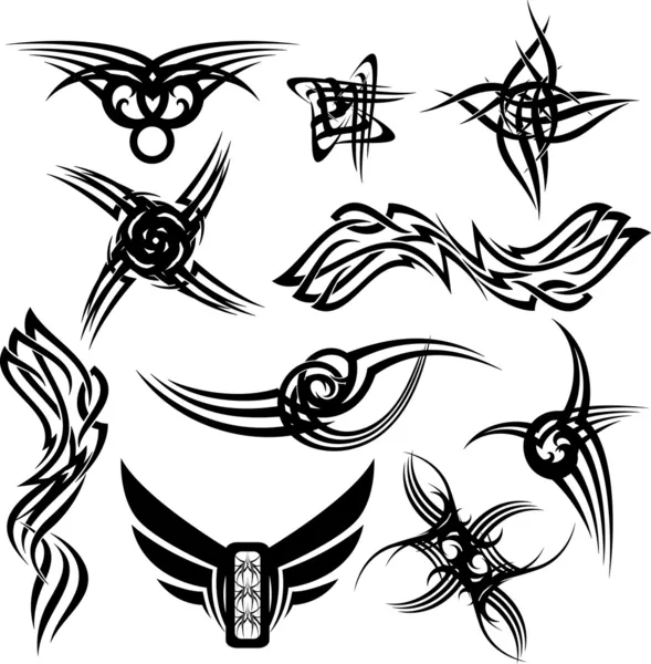 Tatuaggio gotico — Vettoriale Stock