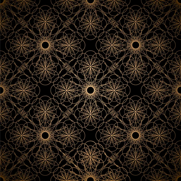 Золотой спиральный фон — стоковый вектор