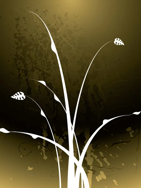 Floraison dorée — Image vectorielle