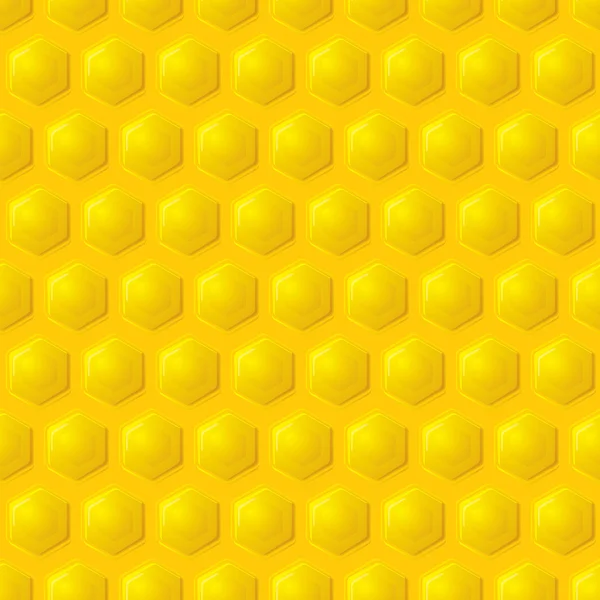 Gold honeycomb background — Stock Vector