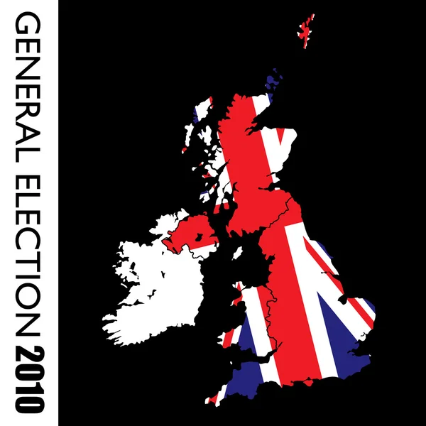 换届选举英国 — 图库矢量图片