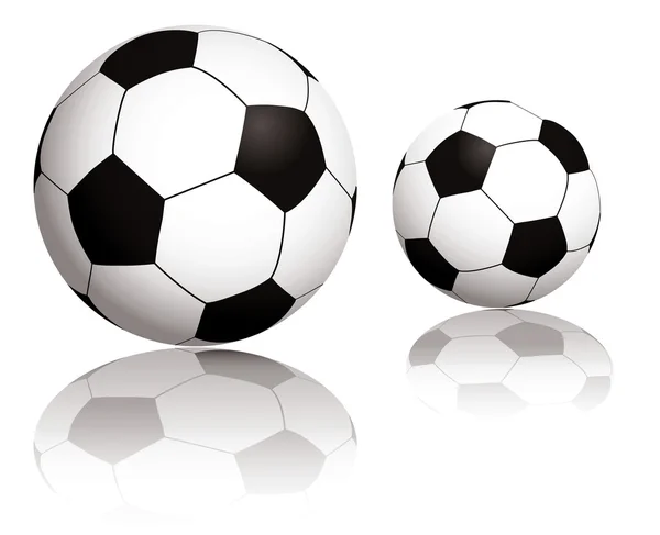 Футбол отражает — стоковый вектор