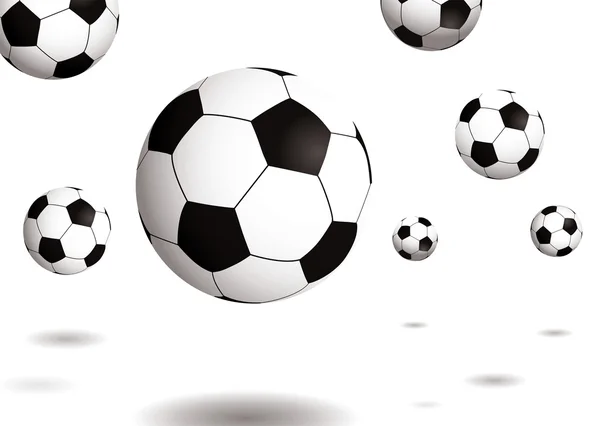 Football rebond ombre — Image vectorielle