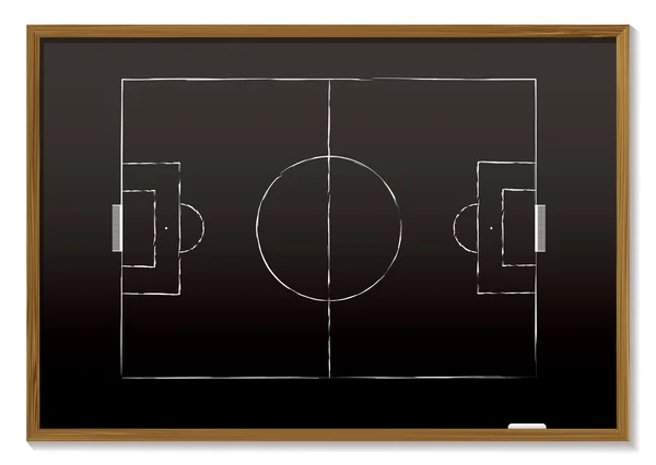 Football blackboard — Stock Vector