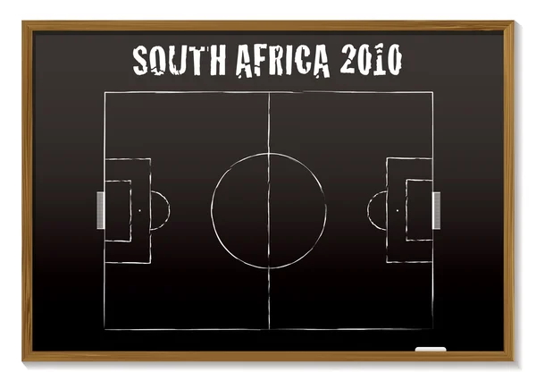 Futebol blackboard África do Sul — Vetor de Stock