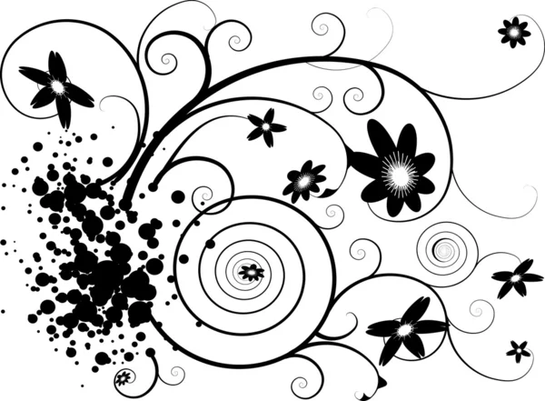 Квіткові splat — стоковий вектор