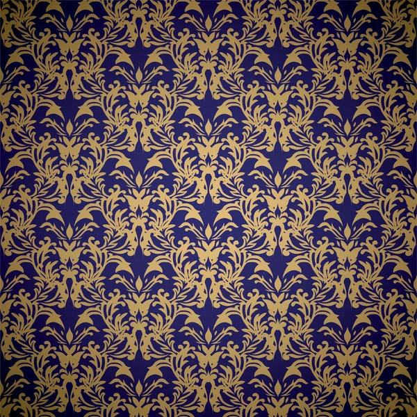 Floral royal wallpaper — Stock Vector