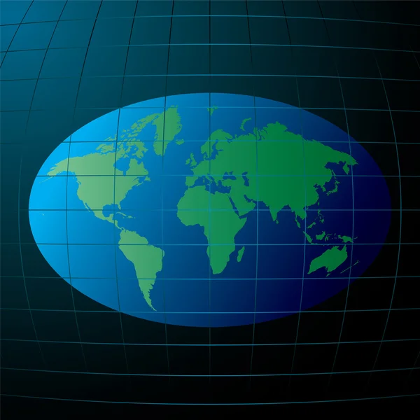 Terre plate — Image vectorielle