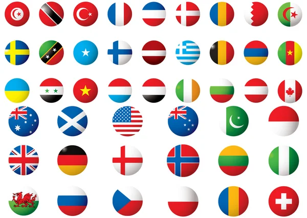 Σημαίες του κόσμου — Διανυσματικό Αρχείο