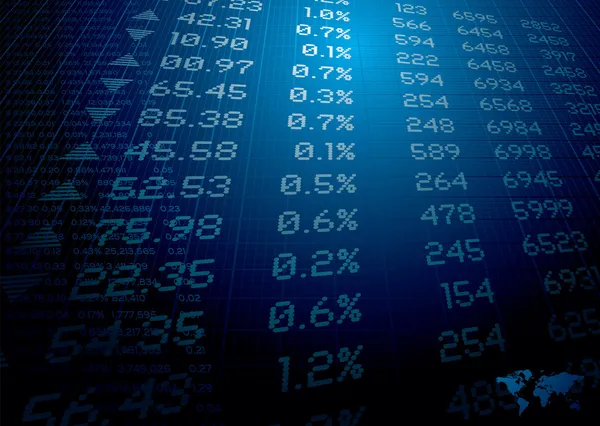 Dati finanziari — Vettoriale Stock