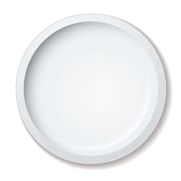 Vacsora tányér — Stock Vector