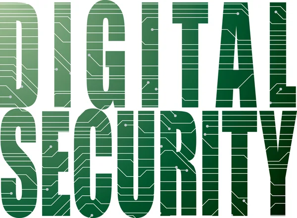 Seguridad digital — Archivo Imágenes Vectoriales