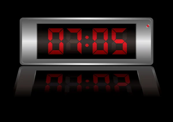 Reloj despertador digital — Vector de stock