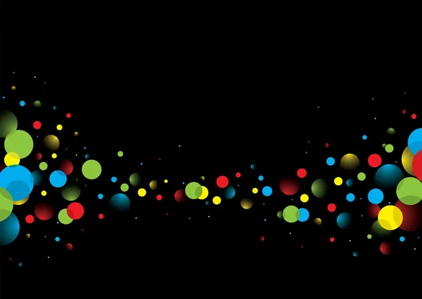 黑暗的抽象气泡 — 图库矢量图片