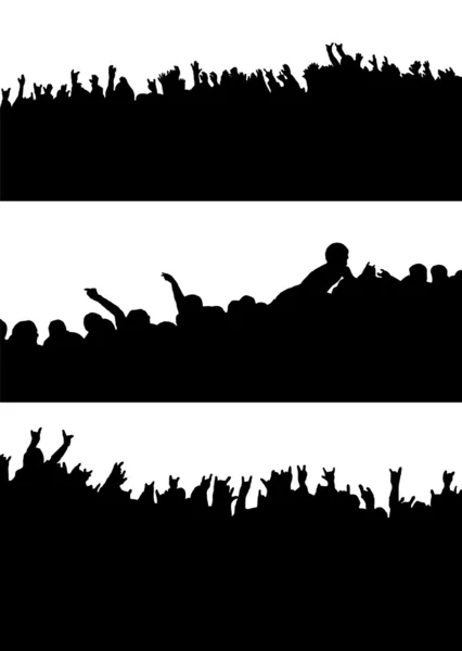 Variation de la foule — Image vectorielle