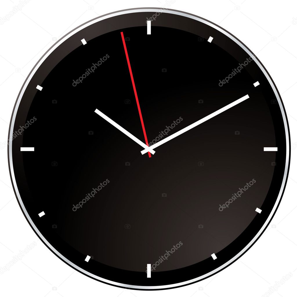 Modern negative clock