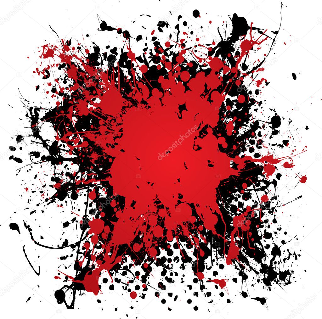 Ink blood splat grunge Stock Vector Image by ©Nicemonkey 3422516