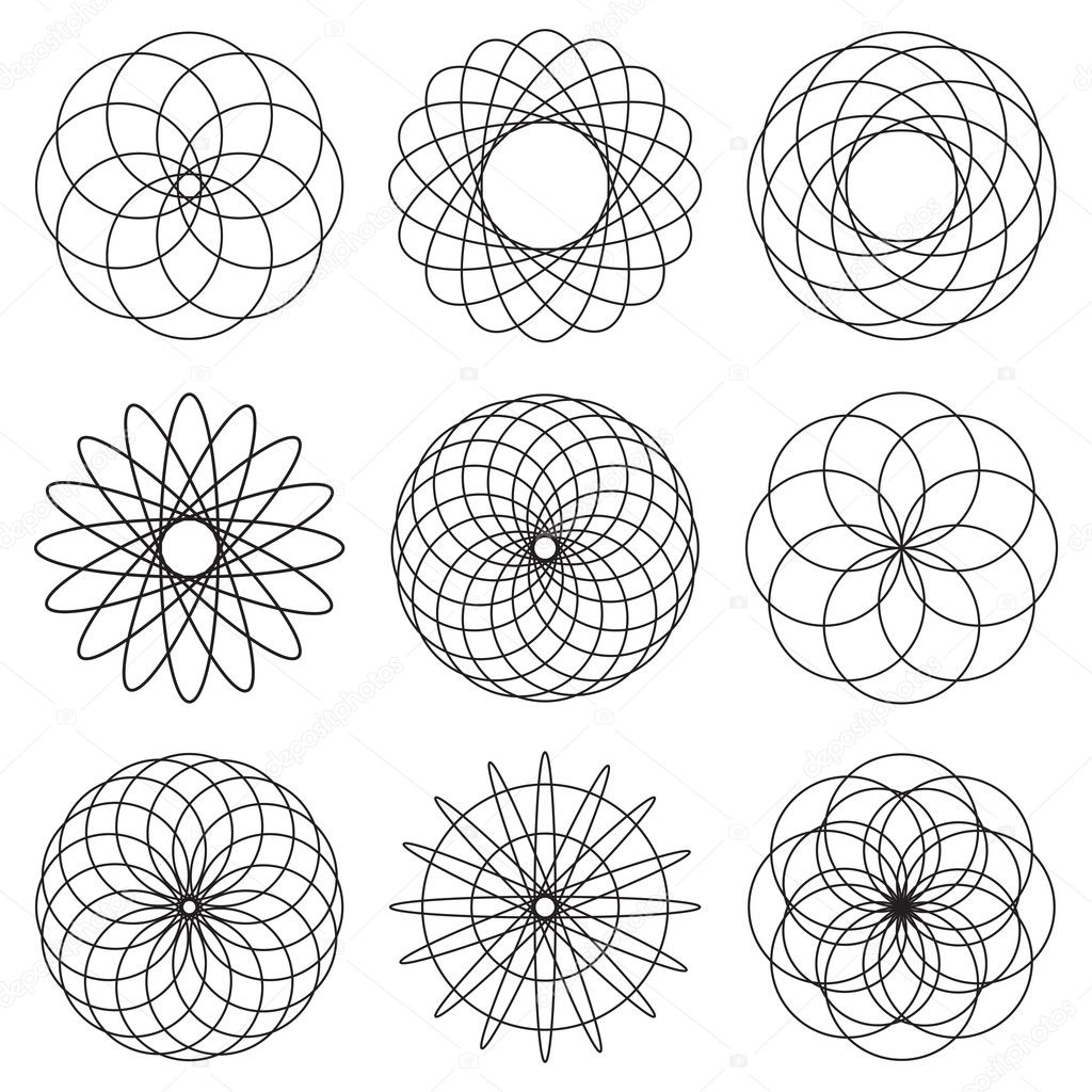 Illustrated spiral effect