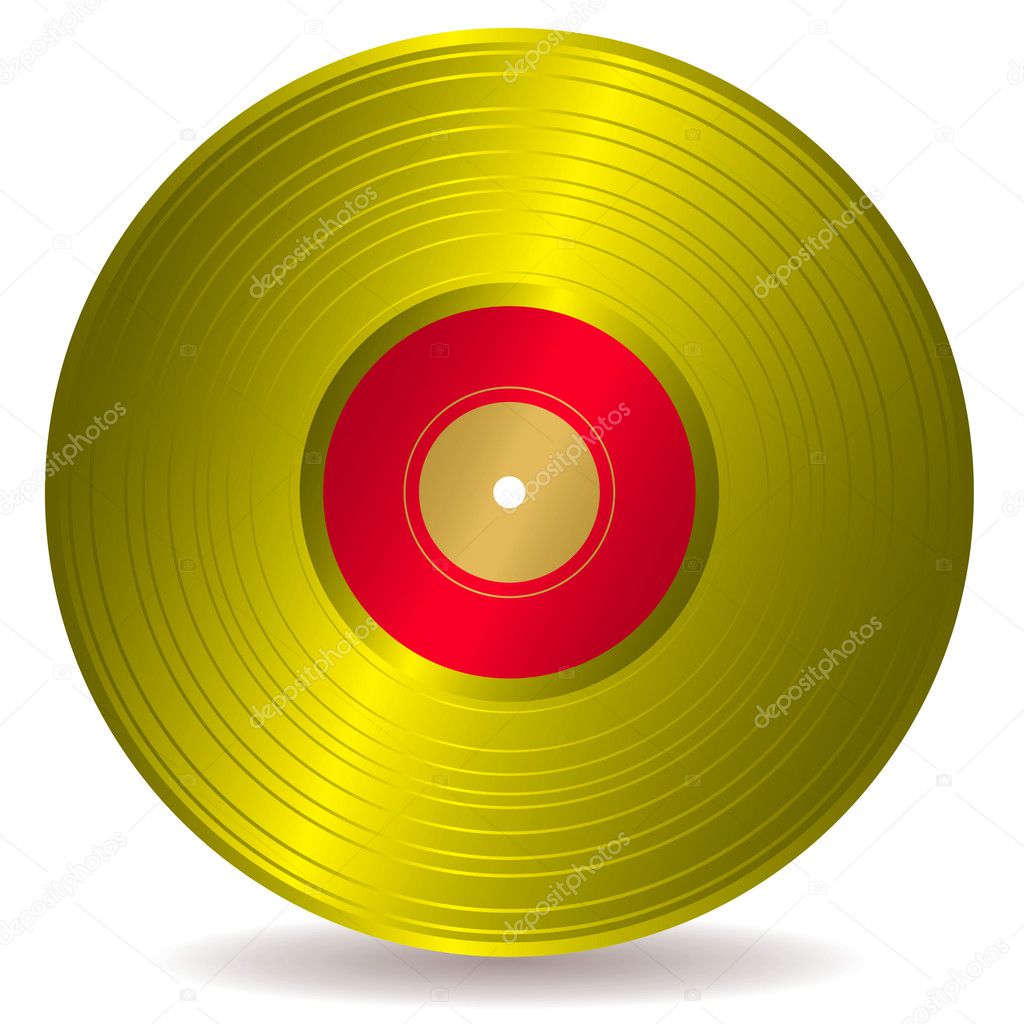 Golden disc record album