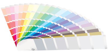 Color guide perspective clipart