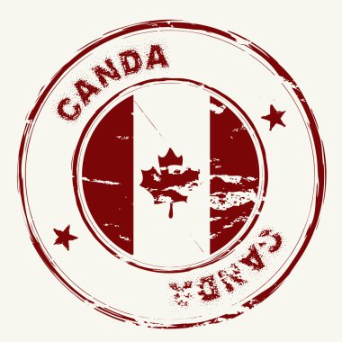 Canda ink stamp clipart