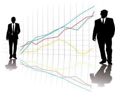 Business chart clipart